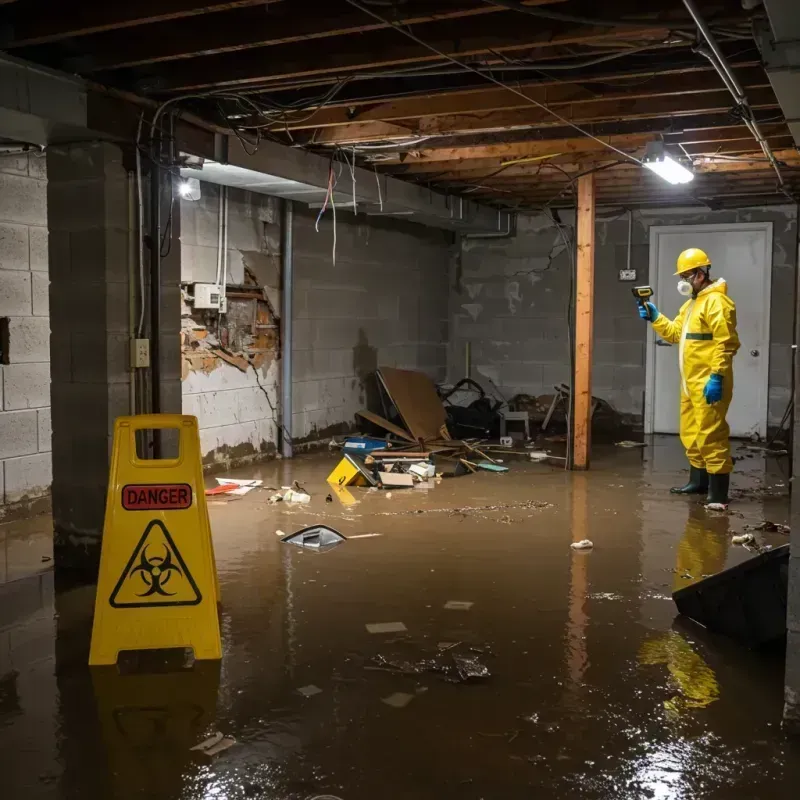 Flooded Basement Electrical Hazard in River Vale, NJ Property